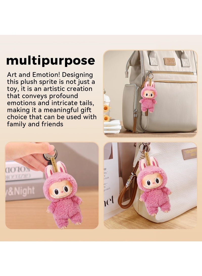 General Labubu Keychain, Labubu Doll, Labubu Plush Key Ring, Labubu Plush Toy, Labubu Plush Pendant, Labubu Plush Doll, Gifts for Boys and Girls  - Image 5