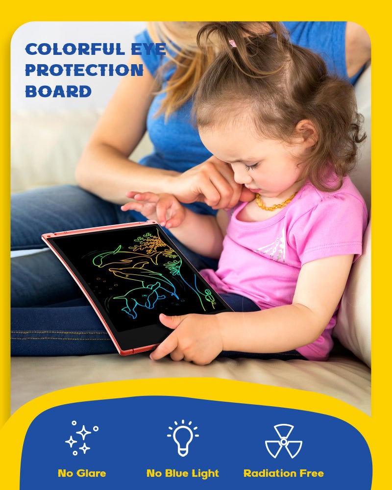 bravokids Toys Gifts for 3-6 Years Old Girls Boys, 3 Pack LCD Writing Tablet with 6 Stylus, 8.5 inch Colorful Doodle Board Drawing Pad for Age 3 4 5 6 7 8 Years Old Kids - Image 3