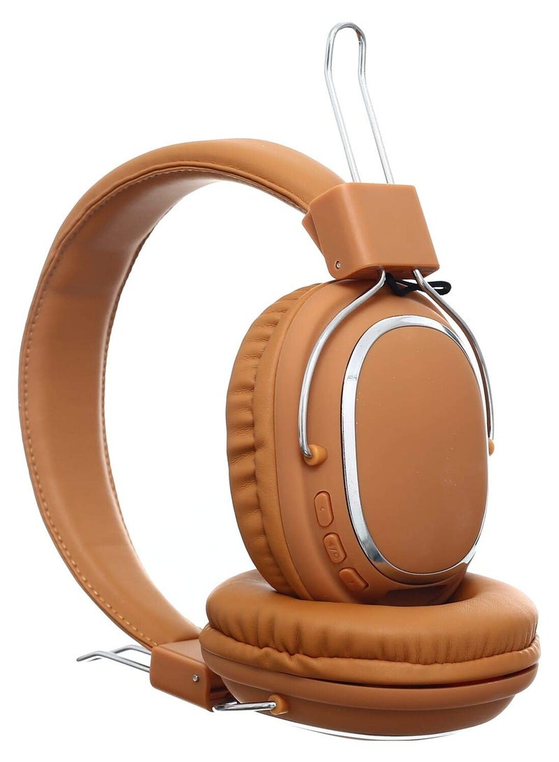 سودو سماعة الرأس SD-1004 اللاسلكية ستيريو فوق الأذن مع ميكروفون بني - Image 3