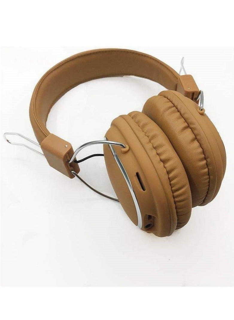 سودو سماعة الرأس SD-1004 اللاسلكية ستيريو فوق الأذن مع ميكروفون بني - Image 2