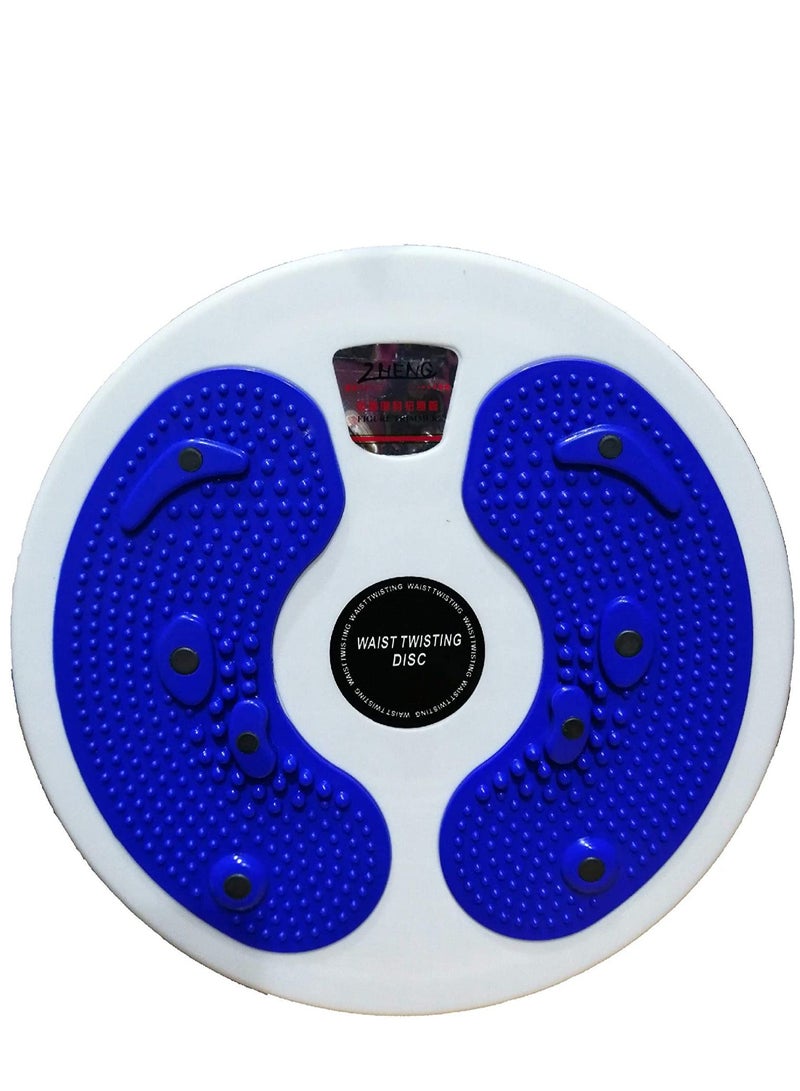 Generic 1507 Magnetic Figure Twister Waist Twisting Disc, 28 CM - Blue 