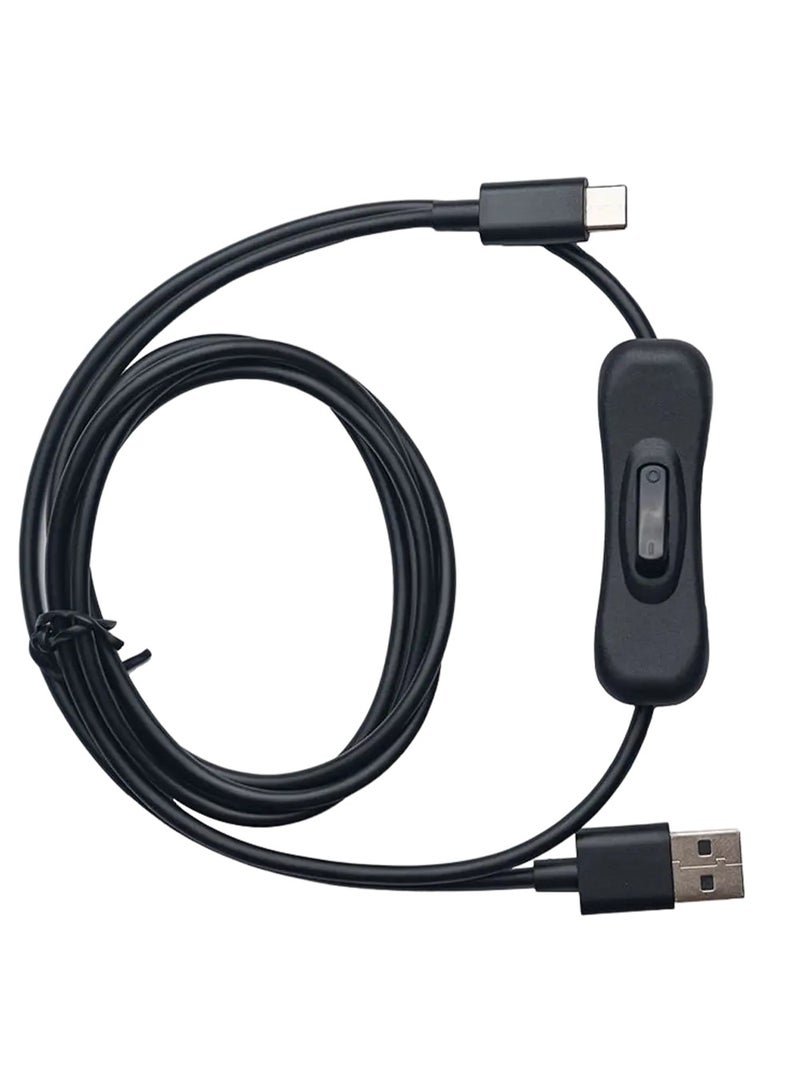 OBSBOT USB-A to USB-C Data Power Cable with ON/OFF Switch - Image 1