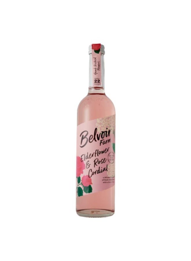 Cordial, Elderflower & Rose - 500ml, UK