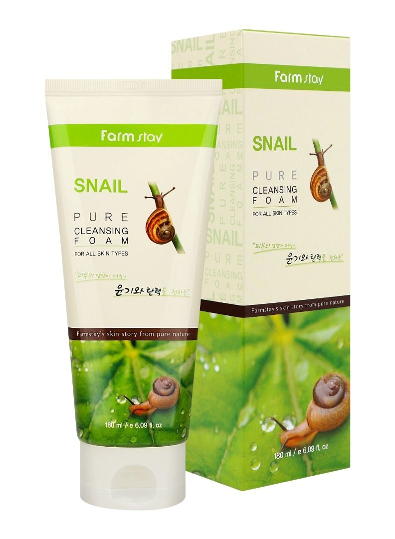 Farm Stay Snail Pure Cleansing Foam 180ml  - Image 3