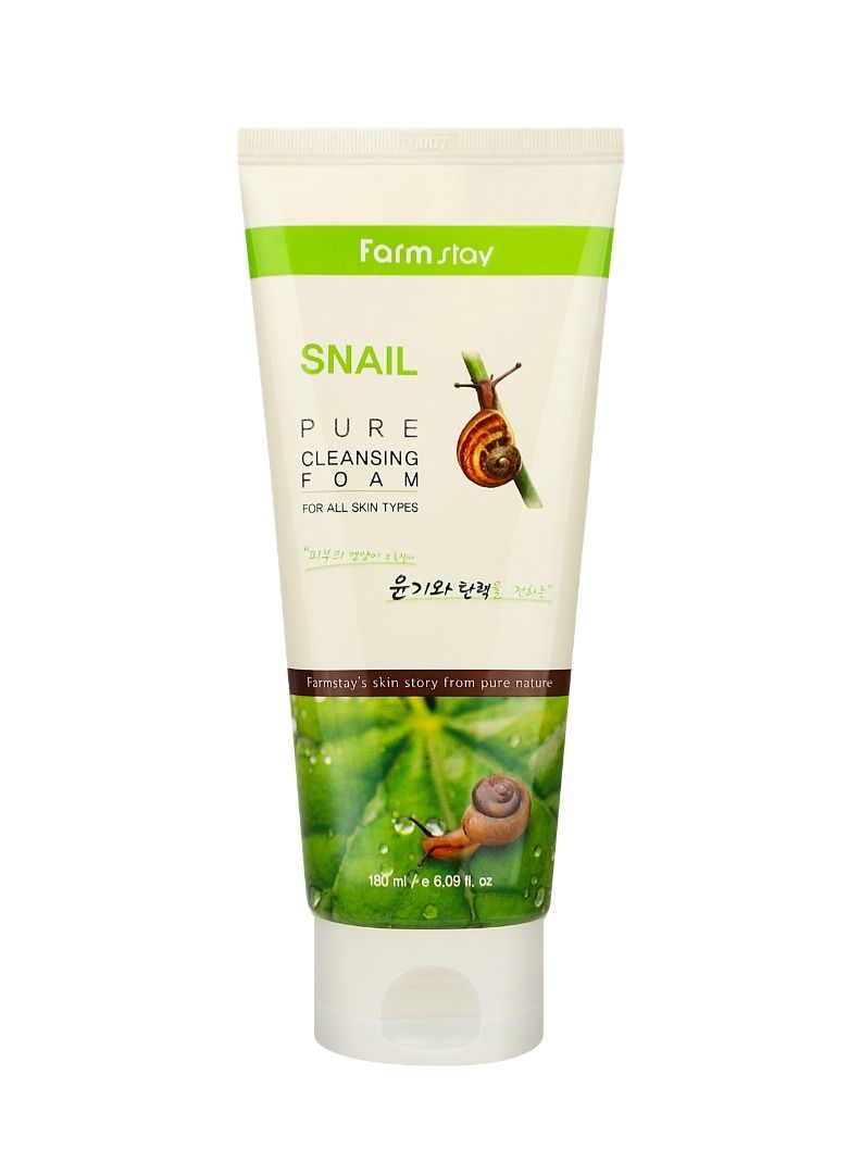 Farm Stay Snail Pure Cleansing Foam 180ml  - Image 1