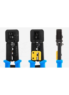 Generic Ultima Cords  Cables Heavy Duty RJ45 Crimping Tool for Pass Through Connector RJ11  RJ45 Plugs Networking Cat55e  Cat6 with 25Pcs Pass Through Connectors  - Image 2