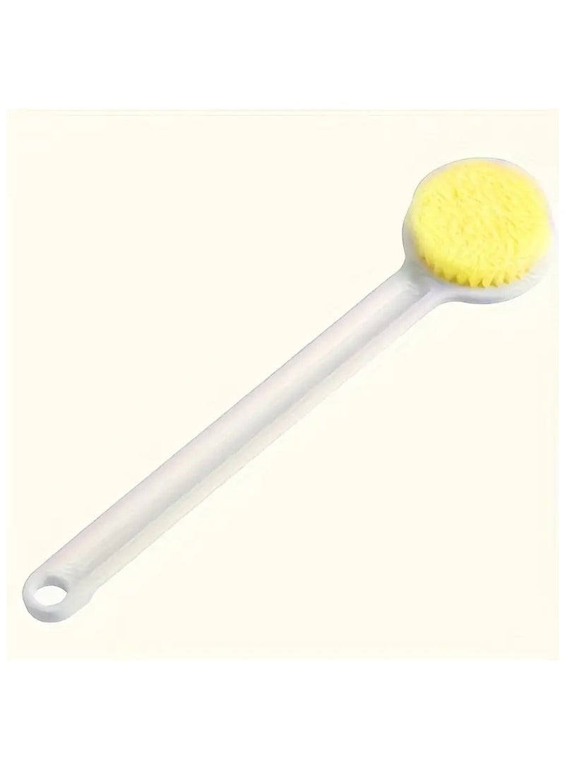 Ucanbe 2pc Long Handle Bath Brush - Ergonomic Grip, Body and Back Exfoliating Scrubber, Ideal for Shower Massage and Deep Cleaning in Bathroom  - Image 5
