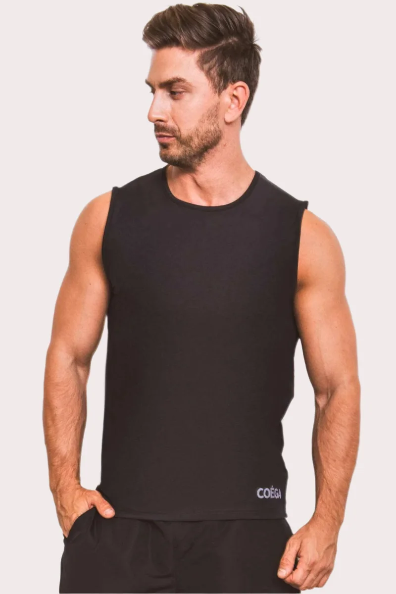 COEGA  Mens Rashguard Sleeveless - Black