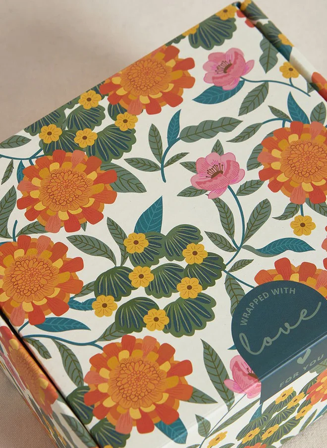 Chumbak  Marigold Gift Box - Squarish  | Best Price UAE
