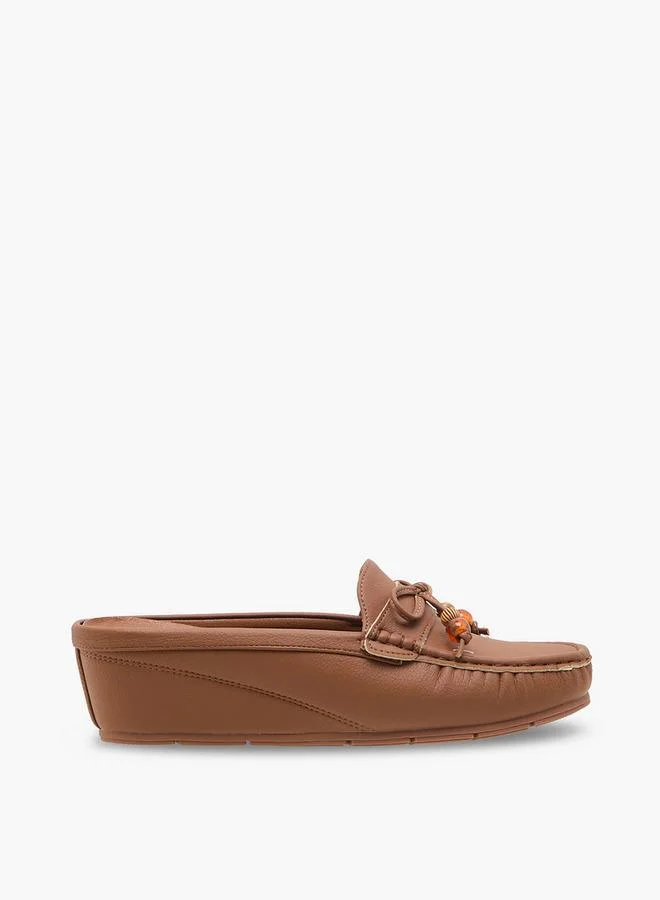 Le Confort BROWN Women Slip-On Comfort Mules for Women | Best Price UAE
