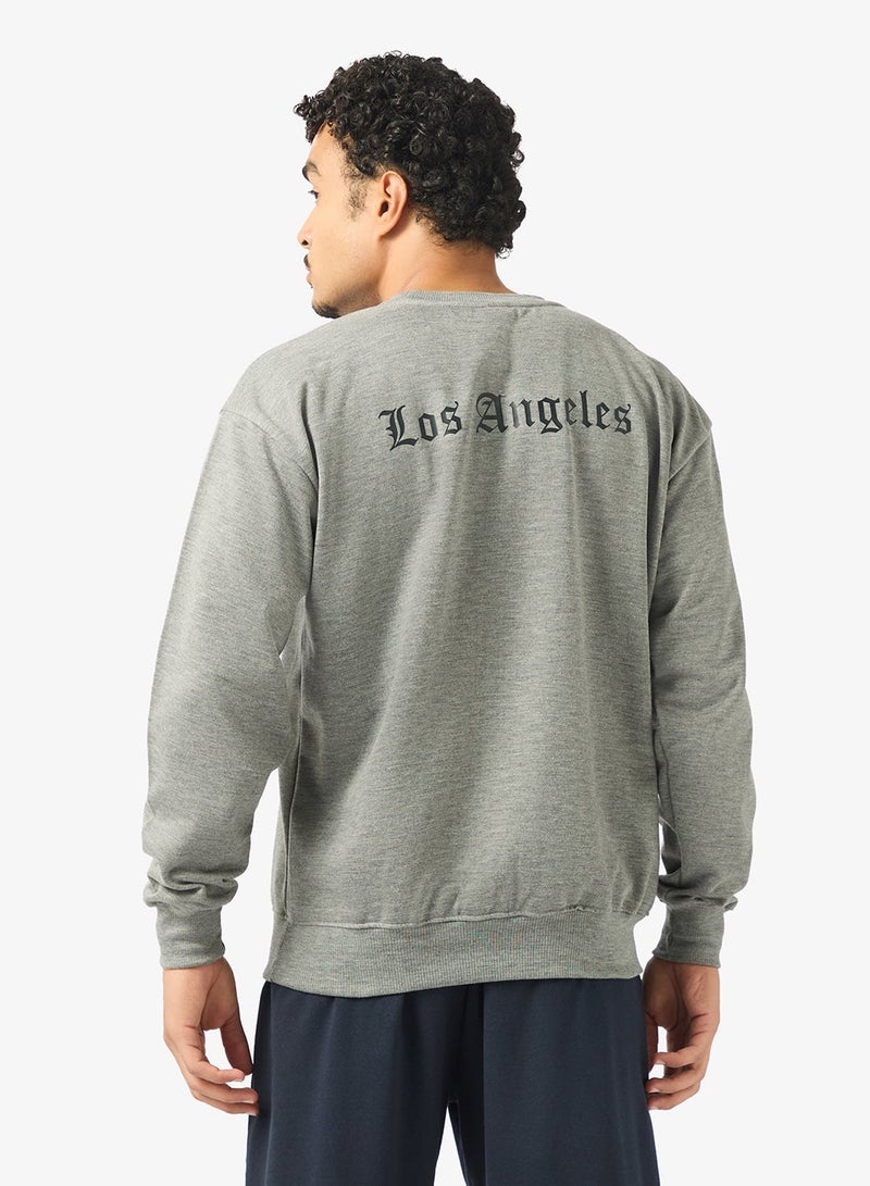 Seventy Five Graphic Crew Neck Pullover Sweatshirt - Image 2