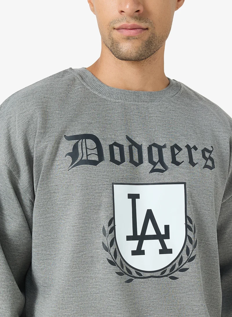 Seventy Five  Graphic Crew Neck Pullover Sweatshirt for Men | Best Price UAE