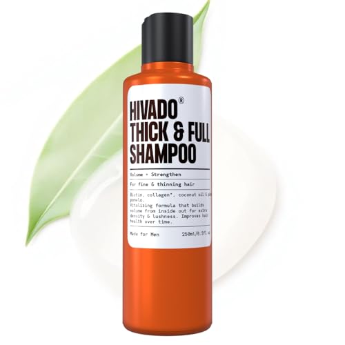 HIVADO Thick & Full Shampoo - Thinning And Limp Hair - Density And Lushness - Strengthen Root To Tip - Strong Hair - NON-TOXIC for men - 250ml - Image 1