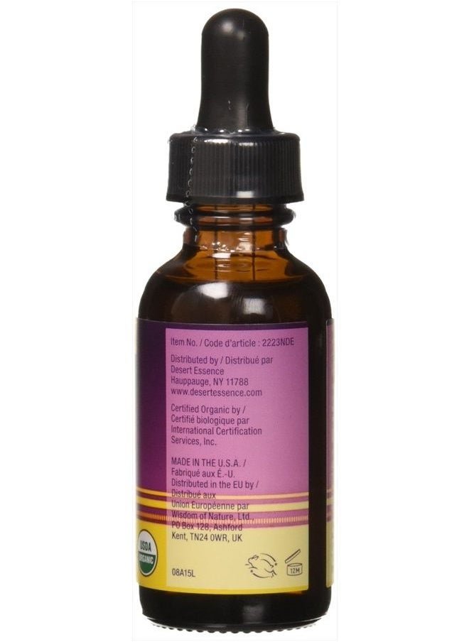 DESERT ESSENCE Restorative Face Oil - 0.96 Fl Ounce - Restores Skin Moisture - Hydrating Oil - Reduces Dryness - Jojoba, Evening Primrose, Palmarosa, Argon Oil - Dry and Mature Skin  - Image 2