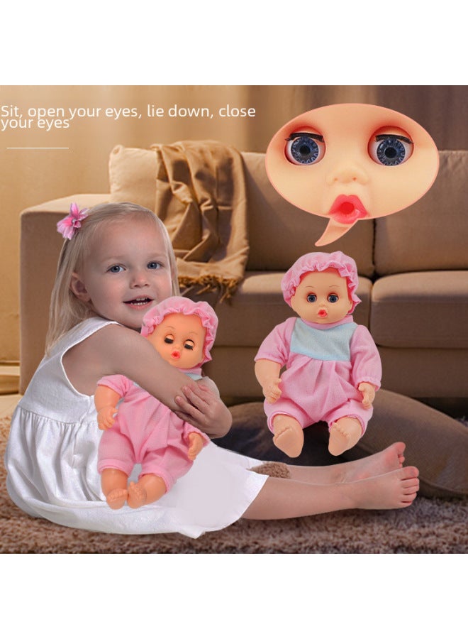 Children's Mixed Toy Hand-pushed Cart Baby Girl Doll Play House Toy Small Push Cart For Girls Kids Gift-Color:2239C-01 Plastic Cart + Doll - Image 5