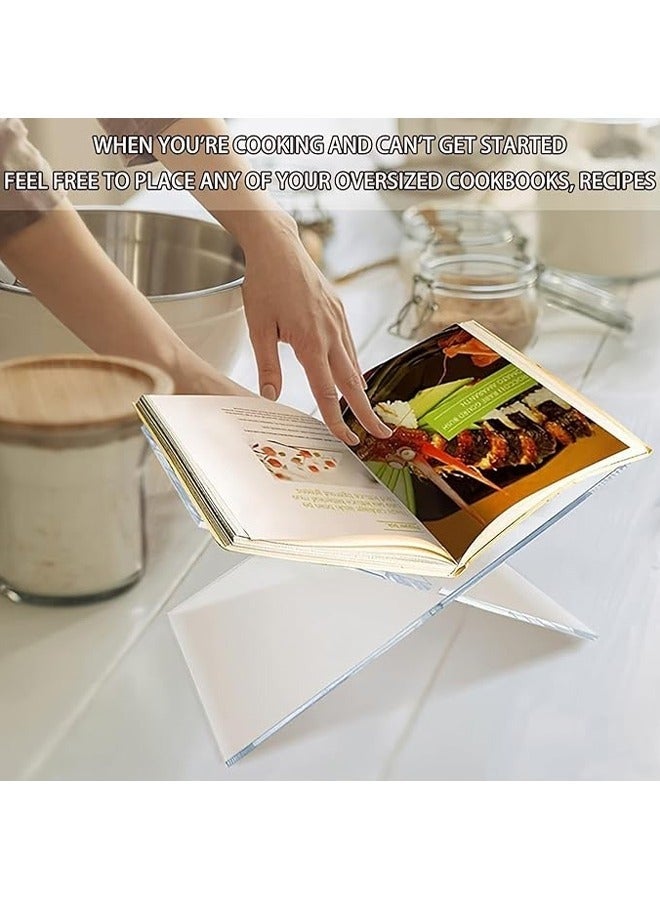 قائمة المنتجات ذات الصلة أكريليك كتاب الوقوف، وظيفية واضحة سميكة اكريليك كتاب عرض الوقوف، كتاب الوقوف للقراءة، حامل الكتاب للكتب المفتوحة والمغلقة - Image 3