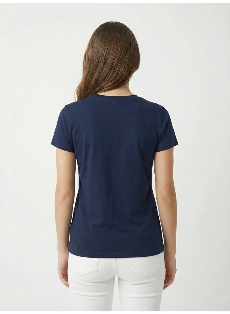 Polo Play Ladies Graphic T-shirt -NAVY
