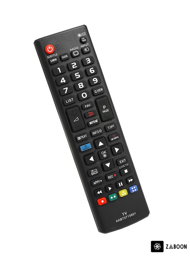 Zaboon Universal Replacement Remote Control For Smart TV Black