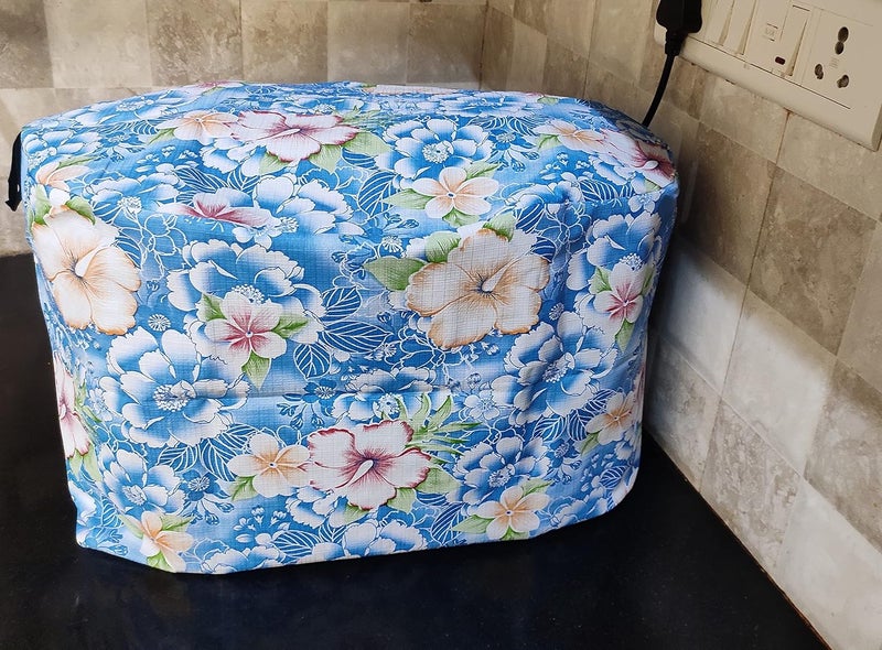 SUVE SUVE® Kitchen Wet Grinder Cover for 2 Litre Table Top Laxmi | Prestige | Vidiem (Printed Flower Design), Ultra Grind Plus Gold and 2.5 Lltra Bigg Plus, Dust Proof Washable,Stylish Design - Image 3