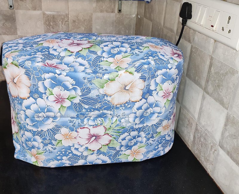 SUVE SUVE® Kitchen Wet Grinder Cover for 2 Litre Table Top Laxmi | Prestige | Vidiem (Printed Flower Design), Ultra Grind Plus Gold and 2.5 Lltra Bigg Plus, Dust Proof Washable,Stylish Design - Image 2