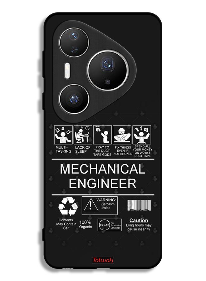 Tolwak Huawei Pura 80 Pro Plus Protective Case Cover Mechanical Engineer Sticker - Image 1