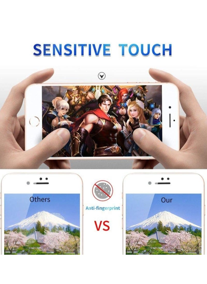 Meidom iPhone 8 /iPhone 7 /iphone 6/ Screen Protector, 5D Full Coverage Tempered Glass Screen Protector - whait