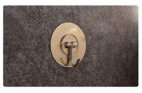 SEMITO Plastic And Steel Waterproof and Oil Proof Nail Free Heavy Duty Adhesive Hooks Kitchen Wall/Bathroom Wall Hooks Utility for Towel Bathrobe Coats - Pack of 4, multicolour - Image 5