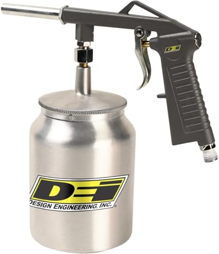 Design Engineering ATAC Spray Gun for Undercoating Thermal Acoustic Treatments DieCast Aluminum Body 25 oz Suction Feed Canister Standard Nozzle Ideal for ATAC Similar Coatings - Image 1