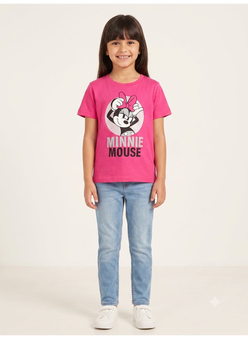 Disney Minnie Girls T-Shirt - Image 2
