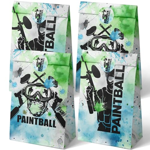 Outego Paintball Party Favor Bags Paintball Goodie Bags Paintball Party Favors for Kids Paintball Birthday Party Supplies - Image 1