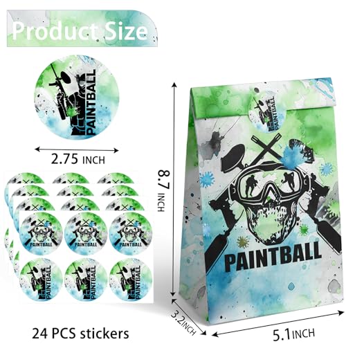 Outego Paintball Party Favor Bags Paintball Goodie Bags Paintball Party Favors for Kids Paintball Birthday Party Supplies - Image 3