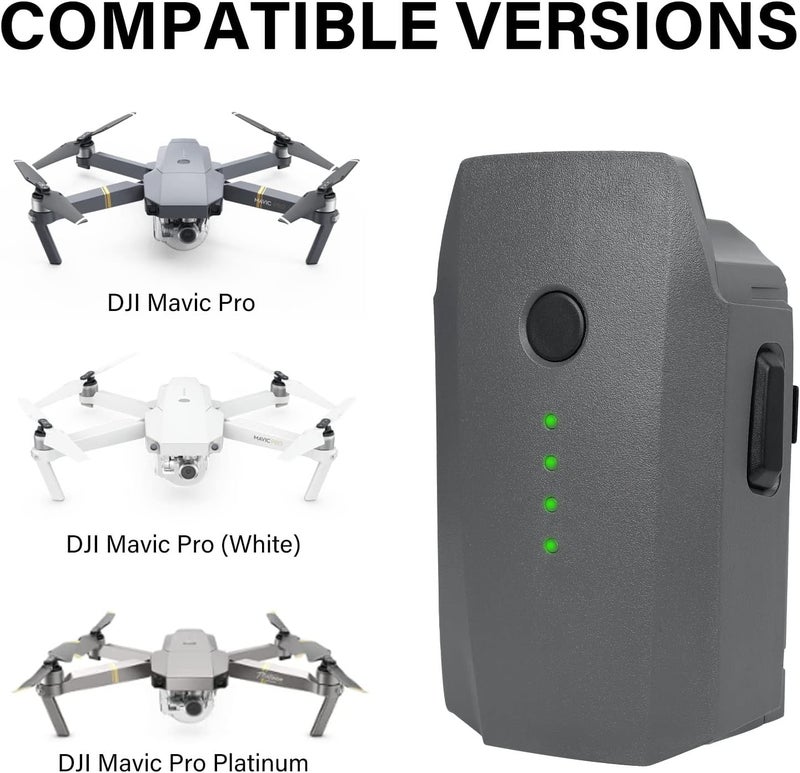 عبوة 2 بطارية مافيك برو، FB1-3830mAh-11.4V بطاريات استبدال ذكية للطيران لـ DJI مافيك 1 برو - Image 5