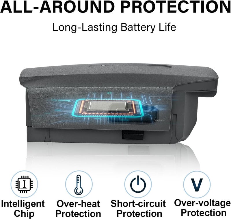 عبوة 2 بطارية مافيك برو، FB1-3830mAh-11.4V بطاريات استبدال ذكية للطيران لـ DJI مافيك 1 برو - Image 4