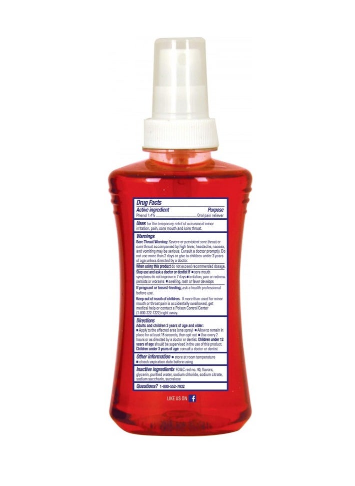 ChloraSeptic Cherry Spray for Sore Throat-177 ml