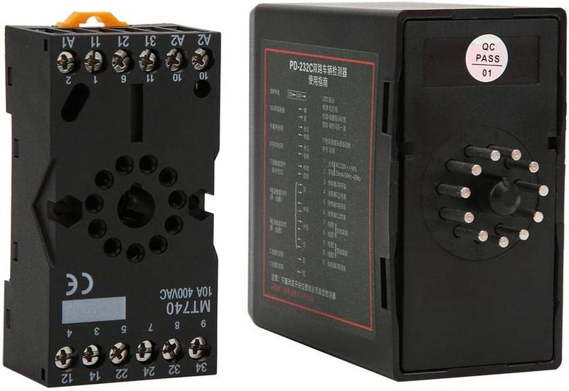 Walfront حساس ركن السيارة PD232 220V كاشف حلقة السيارة ذو القناتين - Image 5