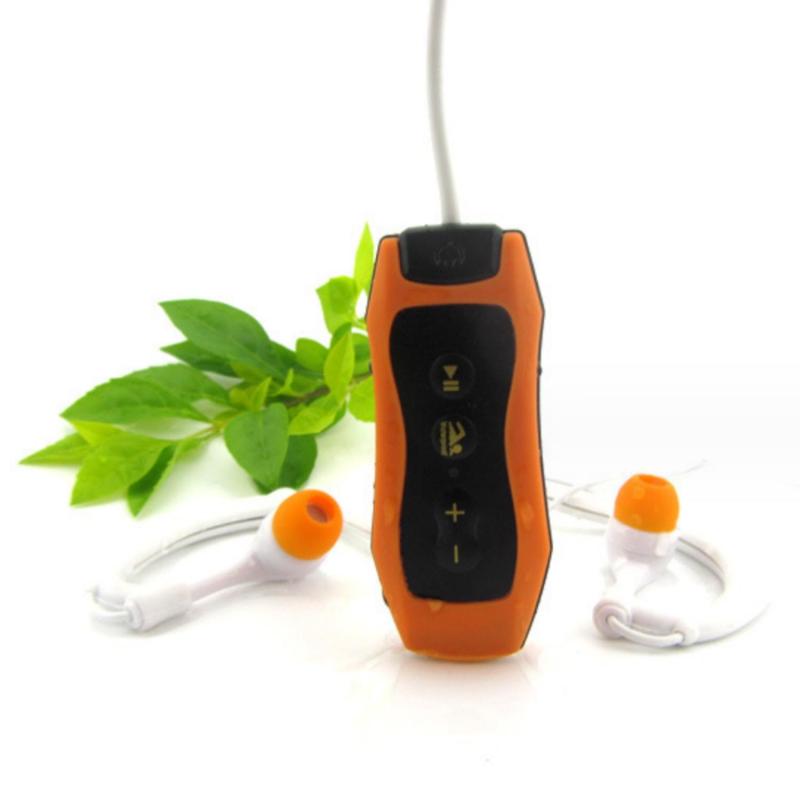 مشغل موسيقى MP3 صوت عالي الدقة سماعة رأس مع مشبك للسباحة والغوص MP3 مع راديو FM مقاوم للماء بمعيار IP68 قابل للشحن عبر USB 2.0 سماعة رأس للسباحة والجري - Image 1