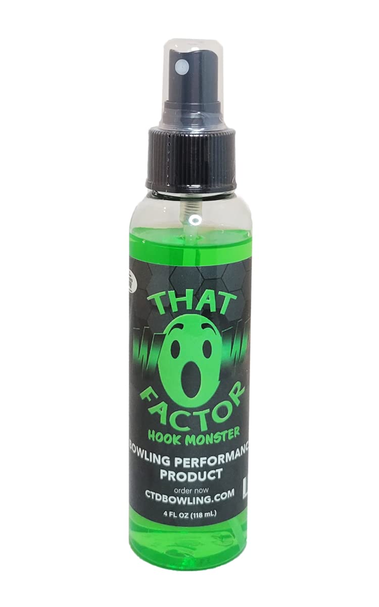 Creating the Difference that Wow Factor Hook Monster Performance Bowling Ball Cleaner Removes Dirt & Oil Easily | Provides More Hook | USBC Approved - 4 oz - Image 1