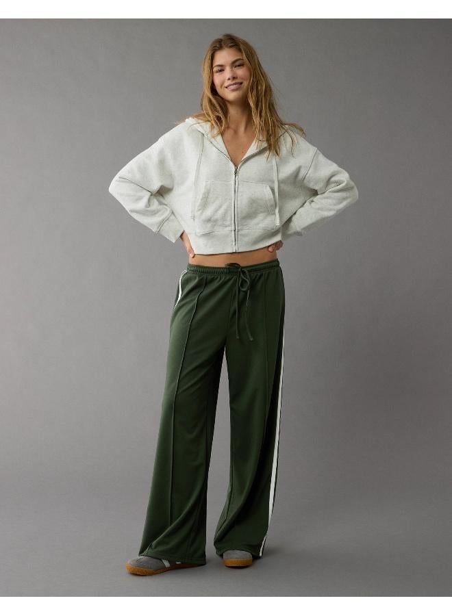 American Eagle AE Stretch High-Waisted Wide-Leg Track Pant - Image 1