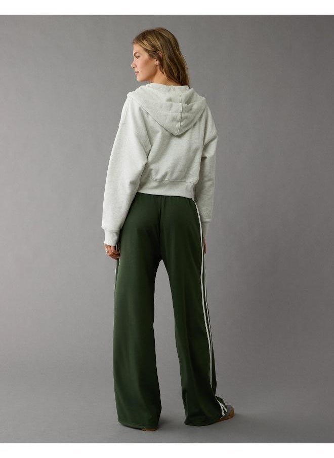 American Eagle - AE Stretch High-Waisted Wide-Leg Track Pant - Image 1