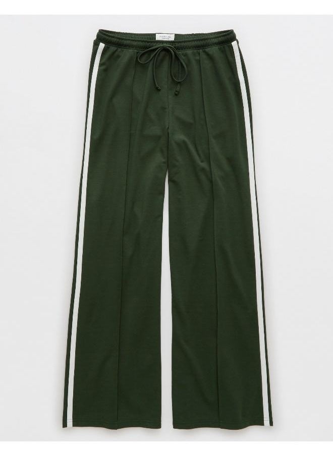 American Eagle - AE Stretch High-Waisted Wide-Leg Track Pant - Image 1