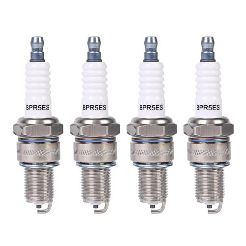 EKLN BPR5ES Spark Plug 4 Pack Replacement for NGK BPR4ES Champion RN11YCDenso W16EPRU TorchF5RTC Compatible with BS 797235 Honda 9807955846 Kawasaki920702088 - Image 1