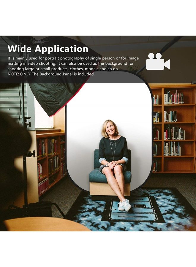 NEEWER 5x7ft/1.5x2m Chromakey Black Backdrop White Backdrop 2 in 1 Double Sided Pop Up Collapsible Backdrop with Support Stand, Foldable Panel for Photo and Video Shooting, Live Streaming, Gaming - Image 5