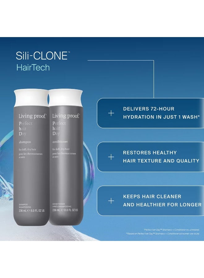 ليفينج بروف مجموعة شامبو وبلسم Living Proof Perfect Hair Day لترطيب الشعر ونعومته ولمعانه - Image 4