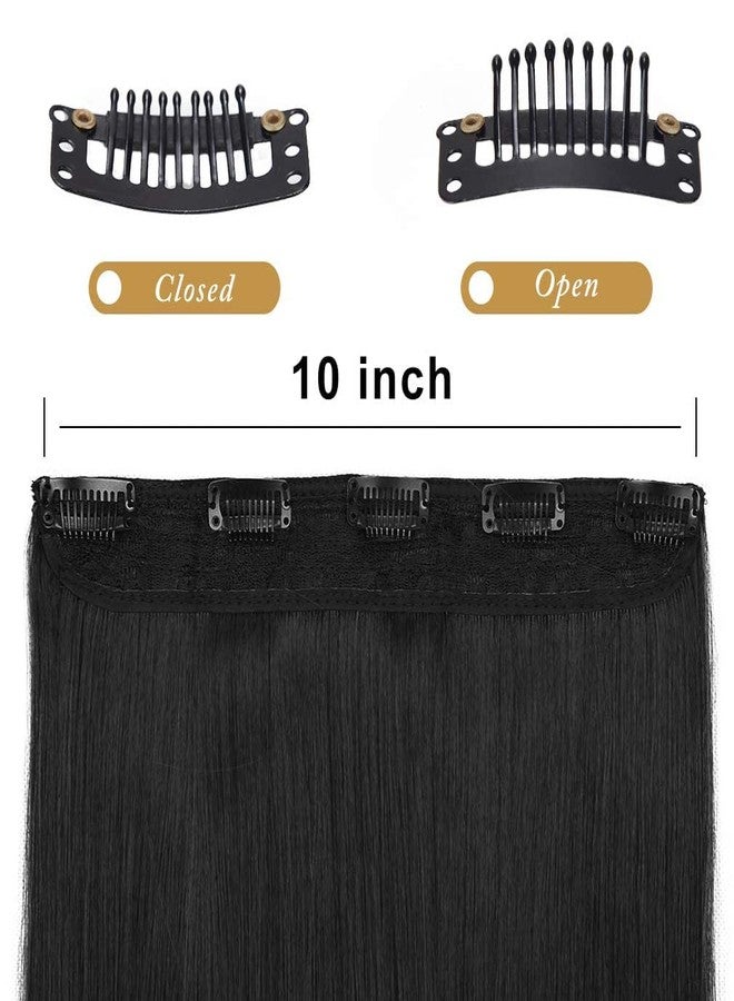 OAHU Hair Extension|Extension Hair|Straight Natural Black Long Hair Extensions Hairpieces for Women & Girls 24 Inch [NATURAL BLACK] - Image 4