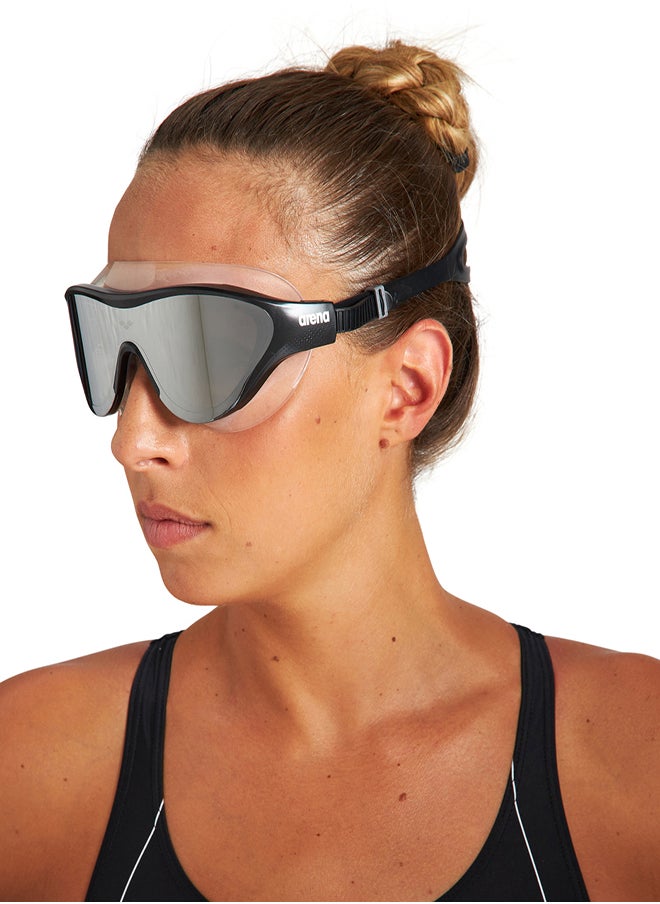 arena - The One Mask Mirror Goggles Black - Image 1