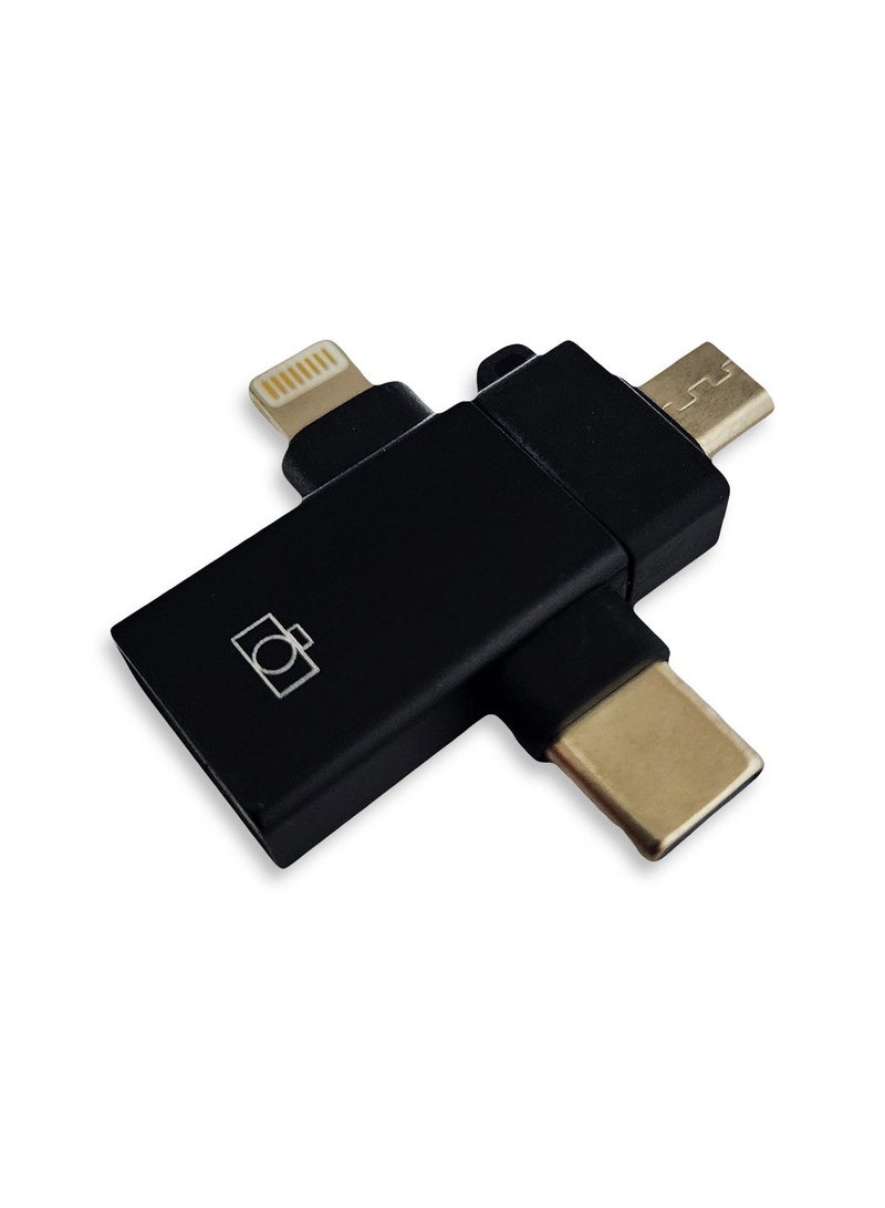 Convert For Usb 3 in 1 Multifunctional Extender OTG Cable For Mobile Model SX-39 For Usb Flash Fast Transfer Data  - Image 1