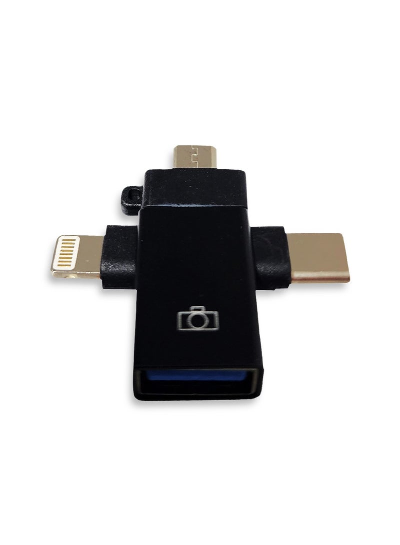 Convert For Usb 3 in 1 Multifunctional Extender OTG Cable For Mobile Model SX-39 For Usb Flash Fast Transfer Data  - Image 3