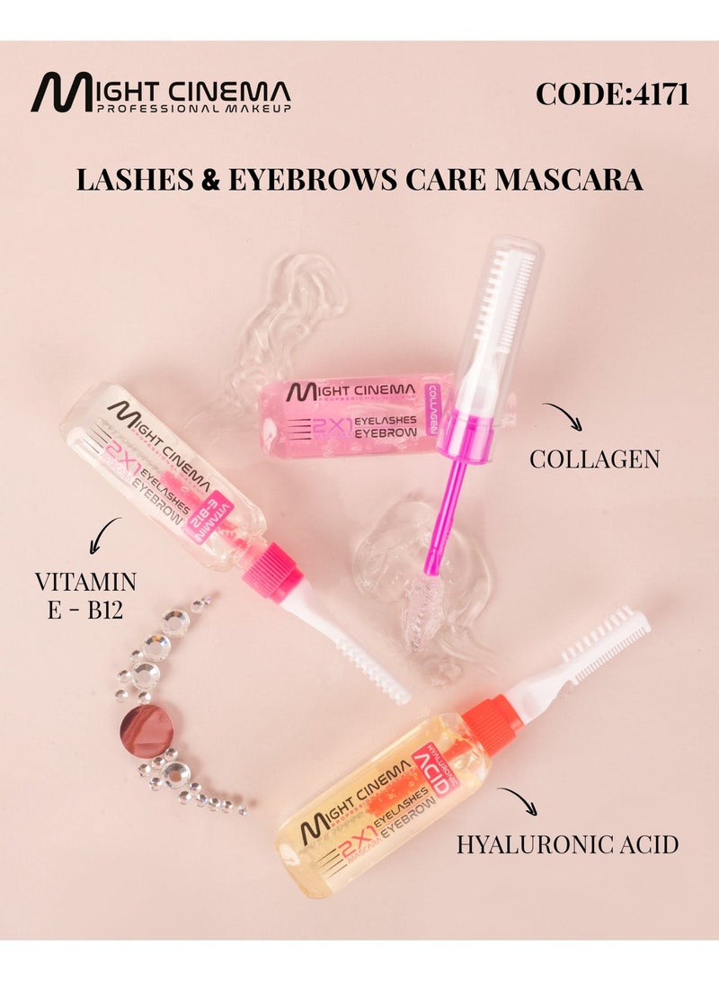 Might Cinema Transparent collagen mascara for eyelashes and eyebrows 2 in 1 - Might Cinema - 4171 - Image 3