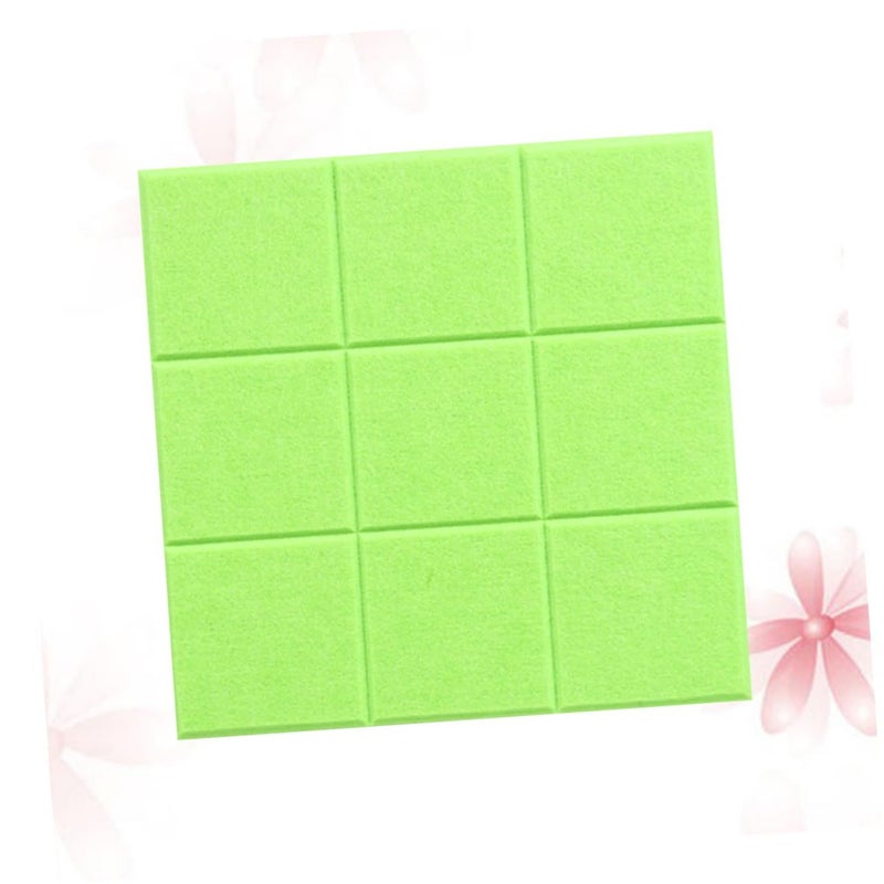 Green Felt Message Board DIY Wall Decor For Bedroom And Classroom Photo Display 30x30 Cm - Image 4