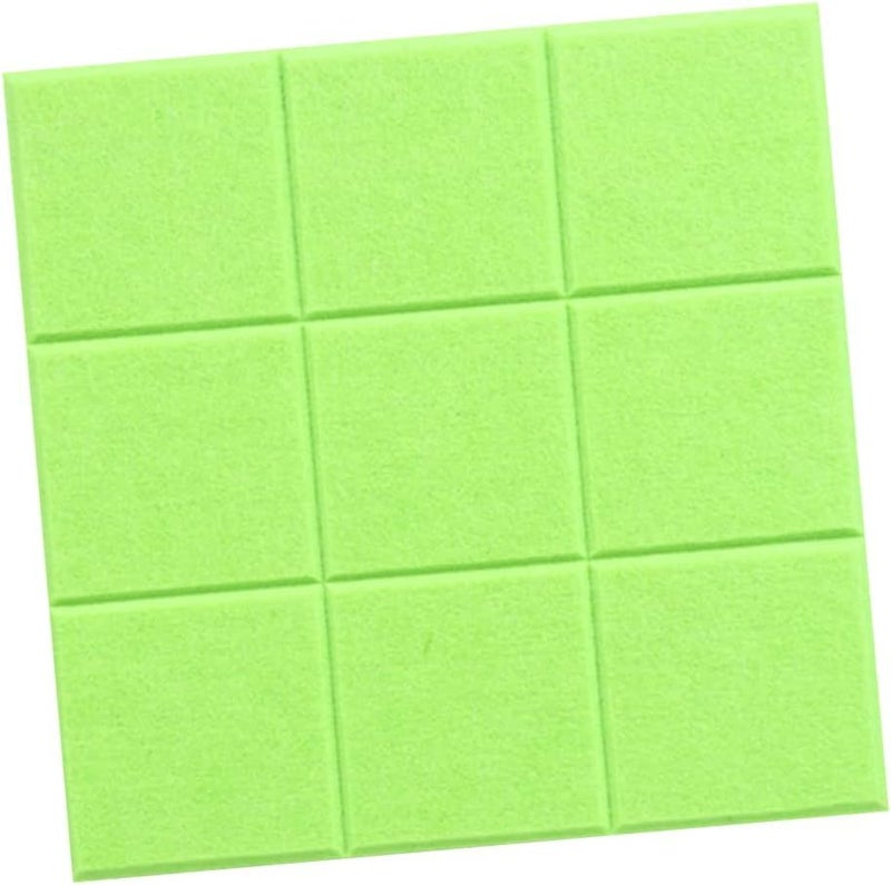 Green Felt Message Board DIY Wall Decor For Bedroom And Classroom Photo Display 30x30 Cm - Image 1